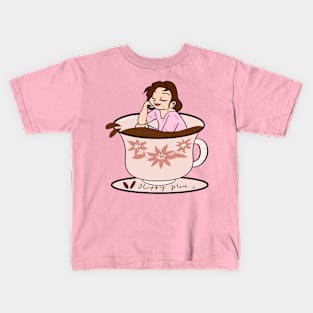 Coffee is my happy place Kids T-Shirt